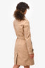 Burberry Beige Short 'Sandringham' Trench Size 6