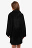 Max Mara Black Alpaca/Wool Button Down Coat Size 10 US