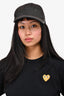 Gucci Black Merino Wool Monogram GG Baseball Cap