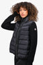 Moncler Black Padded Down Maglione Tricot' Jacket Size L