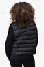 Moncler Black Padded Down Maglione Tricot' Jacket Size L