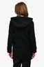 Burberry London Black Wool Blend Peacoat with Hood Size 2 US