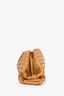 Bottega Veneta Camel Intrecciato Leather Pouch