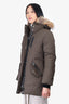 Mackage Green Puffer Jacket with Fur Hood Size S