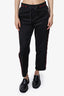 Givenchy Black/Red Velvet Side Panel Sweatpants Size 36