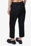 Givenchy Black/Red Velvet Side Panel Sweatpants Size 36