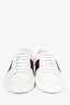 Gucci White/Green Web Bee 'Ace' Sneakers Size 7 (Mens)