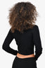 A.L.C Black Crewneck Crop Sweater Size M
