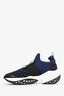 Roger Vivier Navy Nylon Crystal Buckle Sneakers Size 39