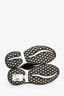 Roger Vivier Navy Nylon Crystal Buckle Sneakers Size 39
