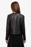 Mackage Black Leather 'Cali' Jacket Size L