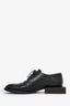 Jacquemus Black Leather Lace-Up Oxford "Les Chaussures Clown" Shoes Size 39