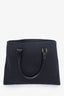 Celine Black/White Logo Canvas Horizontal Cabas Bag