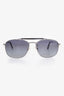 Tom Ford Silver Frame Aviator Sunglasses