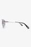 Tom Ford Silver Frame Aviator Sunglasses