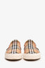 Burberry Brown Tartan Pattern Slip Ons Size 42
