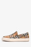Burberry Brown Tartan Pattern Slip Ons Size 42