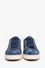 Christian Louboutin Navy Suede Leather Rantulow Sneakers Size 42 Mens
