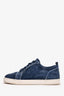Christian Louboutin Navy Suede Leather Rantulow Sneakers Size 42 Mens