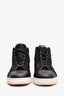 Christian Louboutin Black Patent/Suede/Leather Louis High Top Sneakers Size 42 Mens