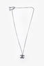 Pre-Loved Chanel™ Black Tone Resin CC Beaded Pendant Necklace