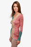 Missoni Mulitcolour Metallic Knit V-Neck Top Size 40
