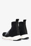 Balmain Black Fabric Logo Socks Sneakers Size 37