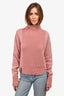 Drome Pink Wool/Alpaca Mock Neck Sweater Size S