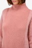 Drome Pink Wool/Alpaca Mock Neck Sweater Size S