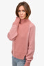 Drome Pink Wool/Alpaca Mock Neck Sweater Size S