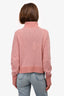 Drome Pink Wool/Alpaca Mock Neck Sweater Size S