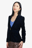 Smythe Navy Velvet Blazer Size 2