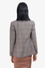 Ralph Lauren Grey Plaid Jacket and Vest Set Size 2P/0