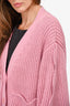 Stella McCartney Pink Wool Blend Cardigan Size 38