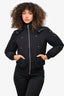 Moose Knuckle Black Fur Hooded Parker Jacket Size L
