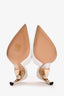 Nicholas Kirkwood White Leather Pointed Toe Mules Size 36