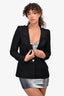 Pre-Loved Chanel™ Black Tweed Blazer Jacket Size 36