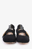 Christian Dior Black Baby D Mary Jane Flats Size 35.5
