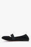 Christian Dior Black Baby D Mary Jane Flats Size 35.5