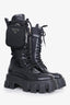 Prada Black Re-Nylon Boots Size 36.5