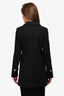 Proenza Schouler Black Wool/Cashmere Gold Buttoned Peacoat Size 0