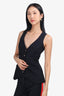 Smythe Black Wool Gold-Button Vest Size 2