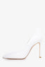 Stuart Weitzman White Leather Heels Size 7