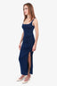 Misha Navy Ruched Tank Dress Size 0