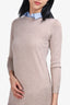 English Factory Beige Collared Sweater Dress Size XS