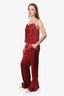 Alice + Olivia Red Tank and Pant Set Size XS/0
