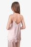 Cami NYC Pink Silk Striped Tank Size XS