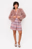 LAMARQUE Pink Feather Jacket Size XS