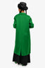 LAMARQUE Green Wool Blend 'Vanessa' Coat with Waist Tie Size S