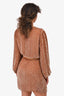 Retrofete Rose Gold Sequin 'Gabrielle' Robe Dress Size S